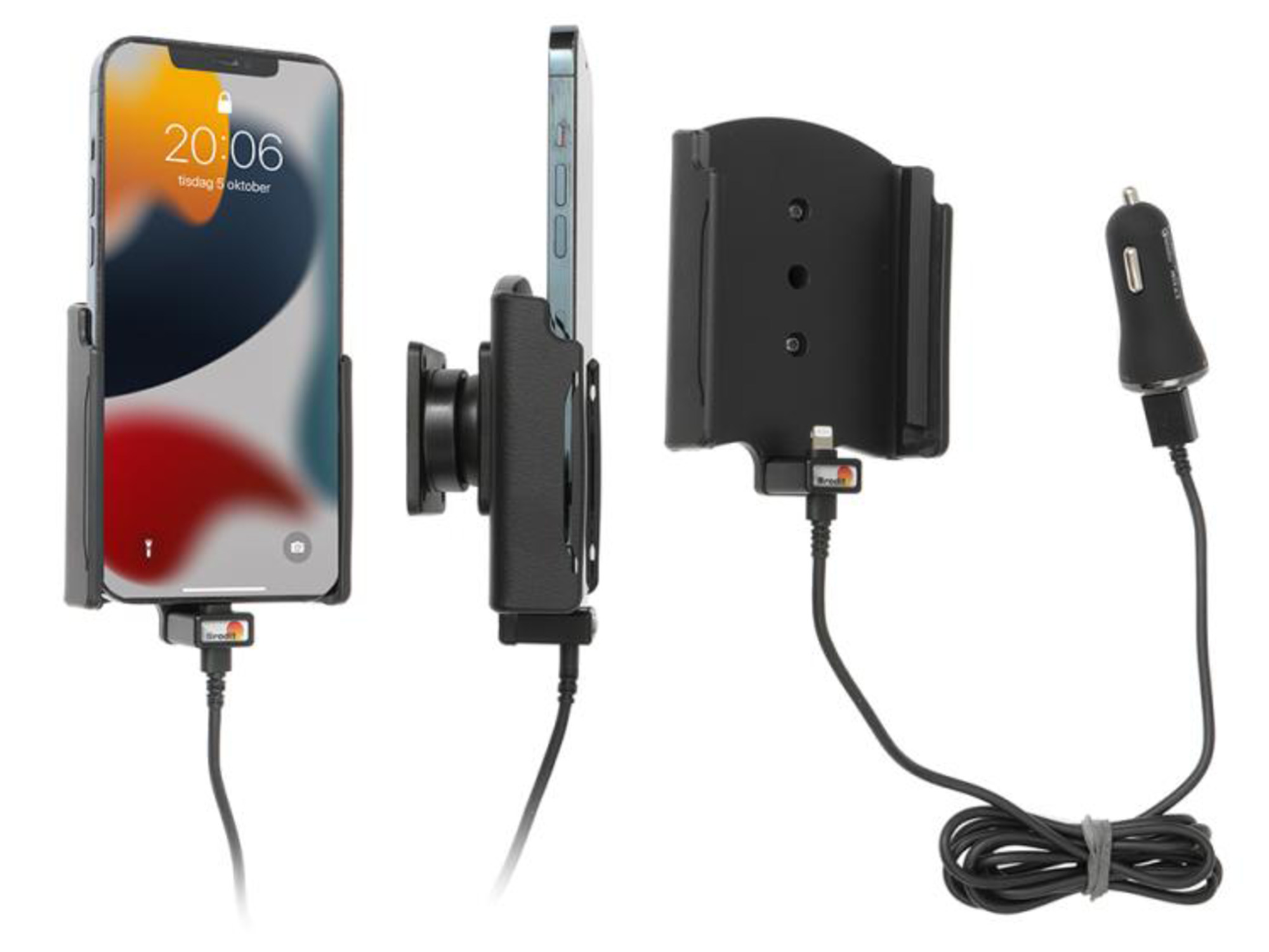 Brodit Hållare iPhone 13 Pro Max, 14 Plus, 14 Pro Max, 15 Plus