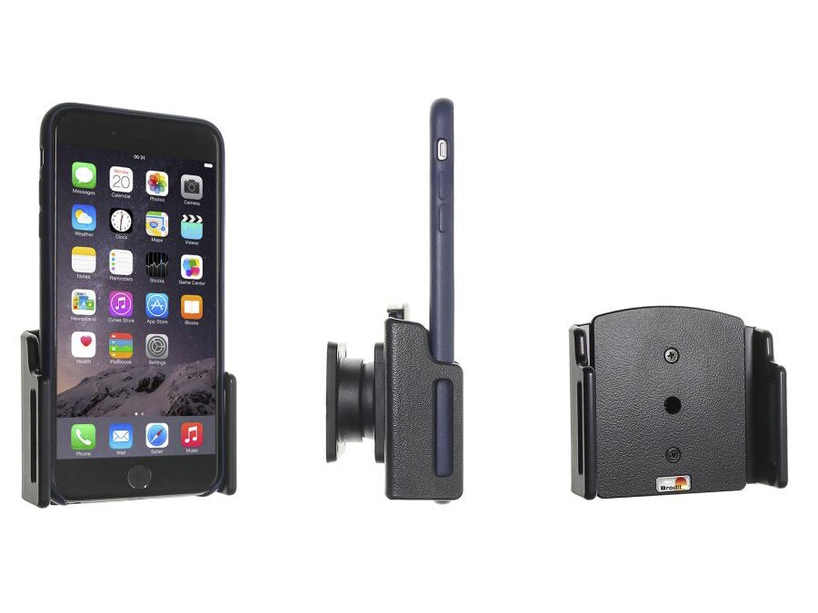 Brodit Hållare iPhone 6 Plus, 6S Plus, 7 Plus, 8 Plus, X, XS, XS Max, XR, 11, 11 Pro