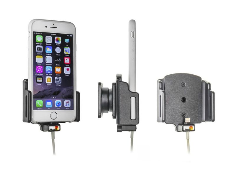 Brodit Hållare, iPhone 6, 6S, 7, 8, SE 2nd Gen, X, XS - Modellspecifika  mobilhållare - Bilia
