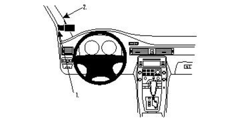 Brodit ProClip Volvo XC70, V70