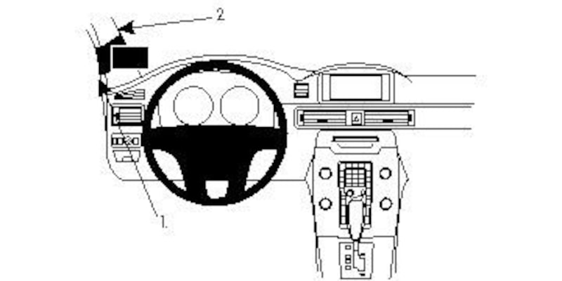 Brodit ProClip Volvo XC70, V70