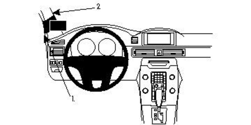 Brodit ProClip Volvo XC70, V70