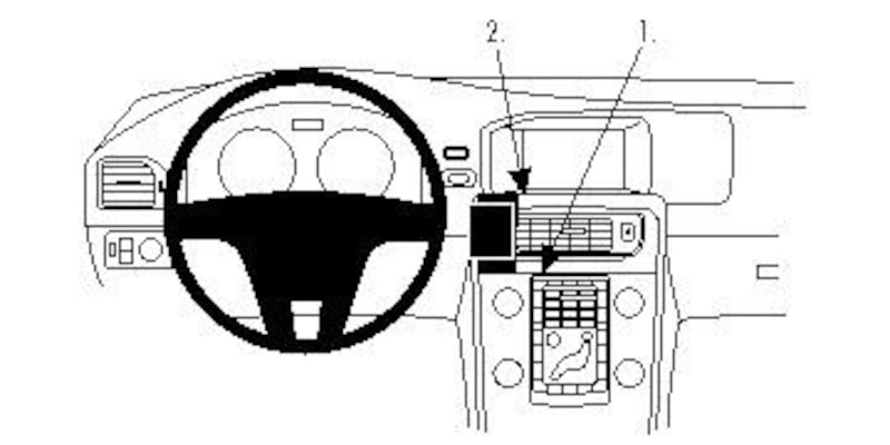 Brodit ProClip Volvo V60, S60