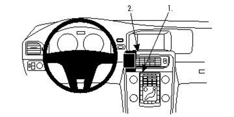 Brodit ProClip Volvo V60, S60