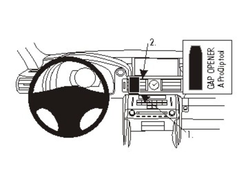 Brodit ProClip Lexus RC, IS Serie