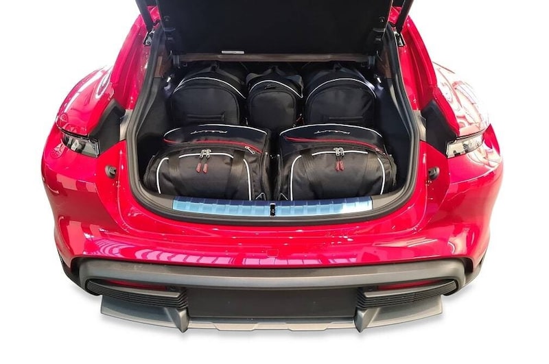KJUST Bilväskor till Porsche Taycan Turismo 2021-
