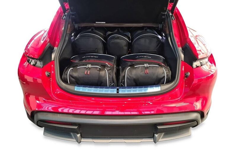 KJUST Bilväskor till Porsche Taycan Turismo 2021-