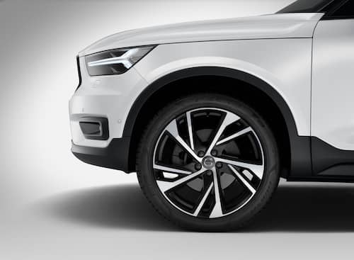 Volvo Original 20" 5-Double Spoke Matt Black Diamond Cut