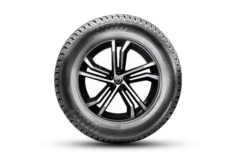 Volvo Original 21&quot; 5-Double Spoke Black Diamond Cut