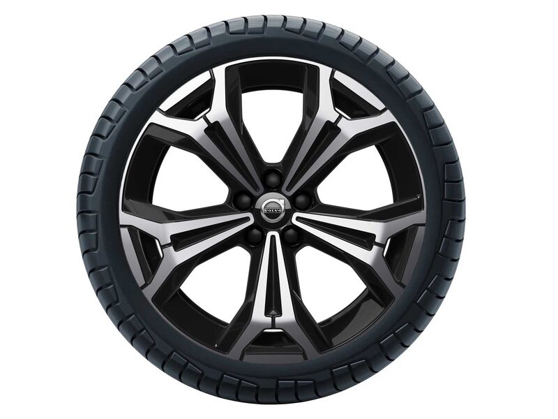 Volvo Original 19" 5-Y Spoke Black Diamond Cut