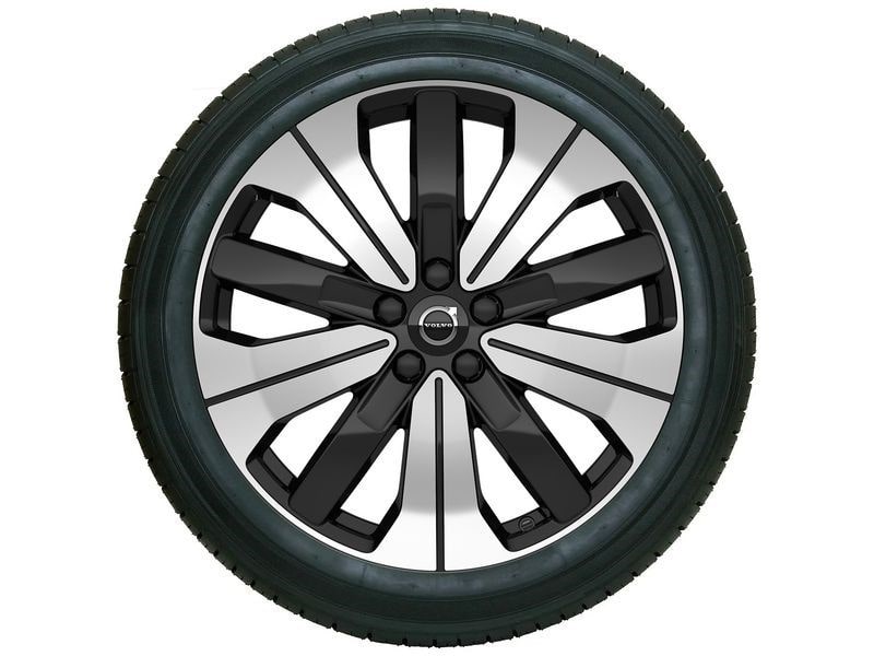 Volvo Original 19" 5-Double Spoke Black Diamond Cut