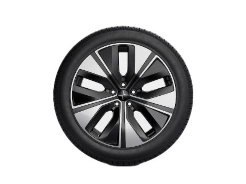 Polestar Original 19" 5-Spoke Black Diamond Cut