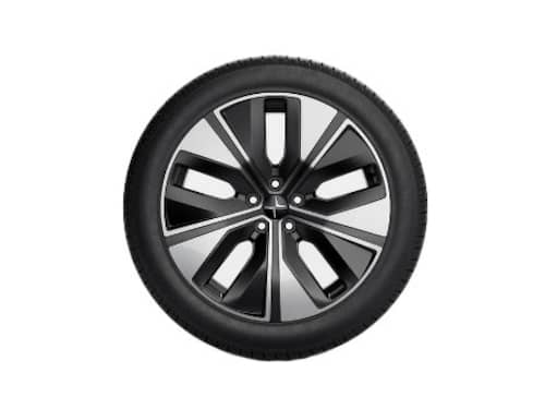 Polestar Original 19" 5-Spoke Black Diamond Cut