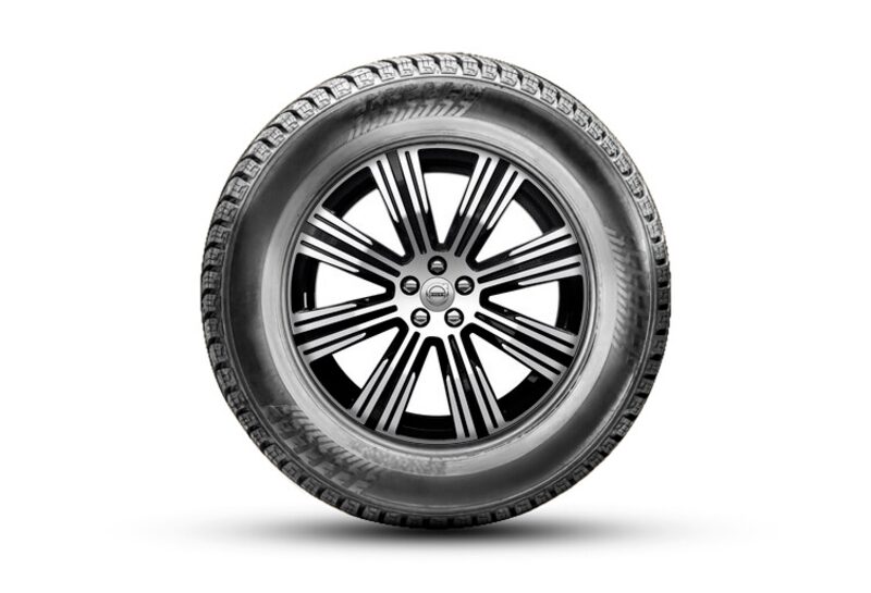 Volvo Original 20" 8-Multi Spoke Black Diamond Cut