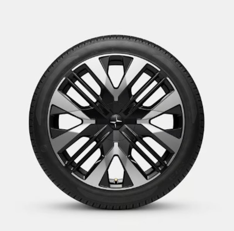 Polestar Original 20" 4-M Spoke Black Polished Forged