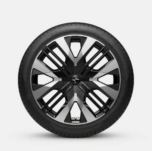 Polestar Original 20" 4-M Spoke Black Polished Forged