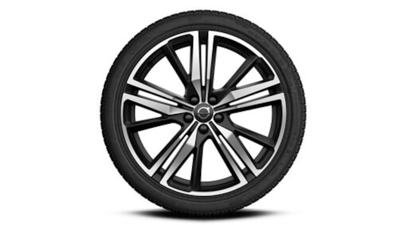 Volvo Original 20" 5-Triple Spoke Matt Black Diamond Cut