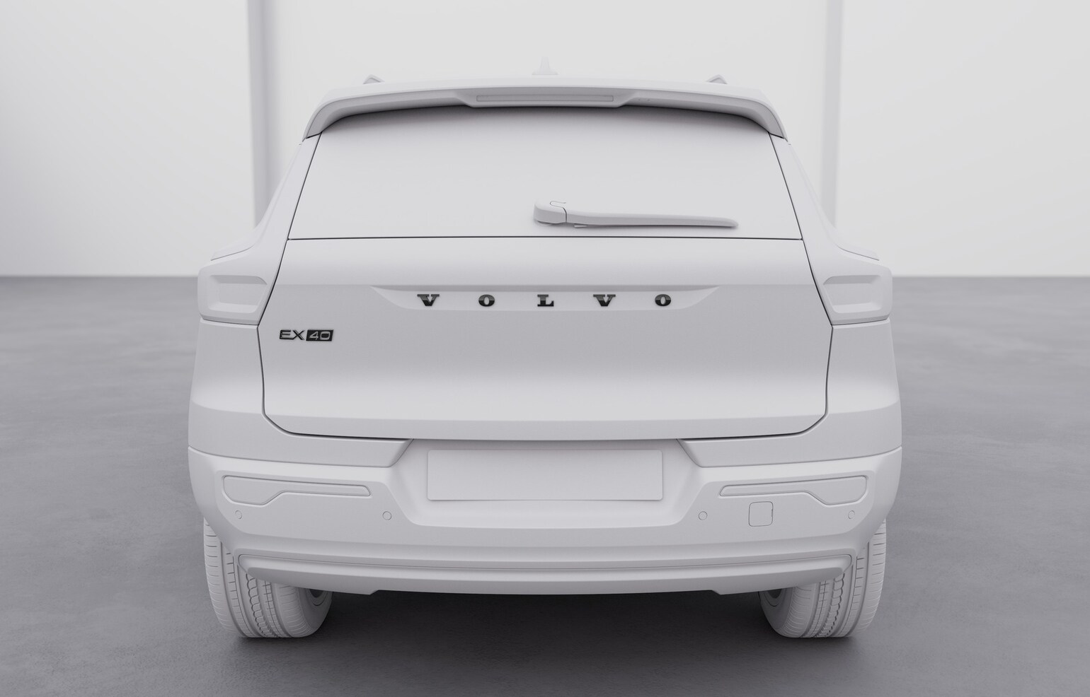 Volvo Original Svarta emblem, EX40 Single Motor