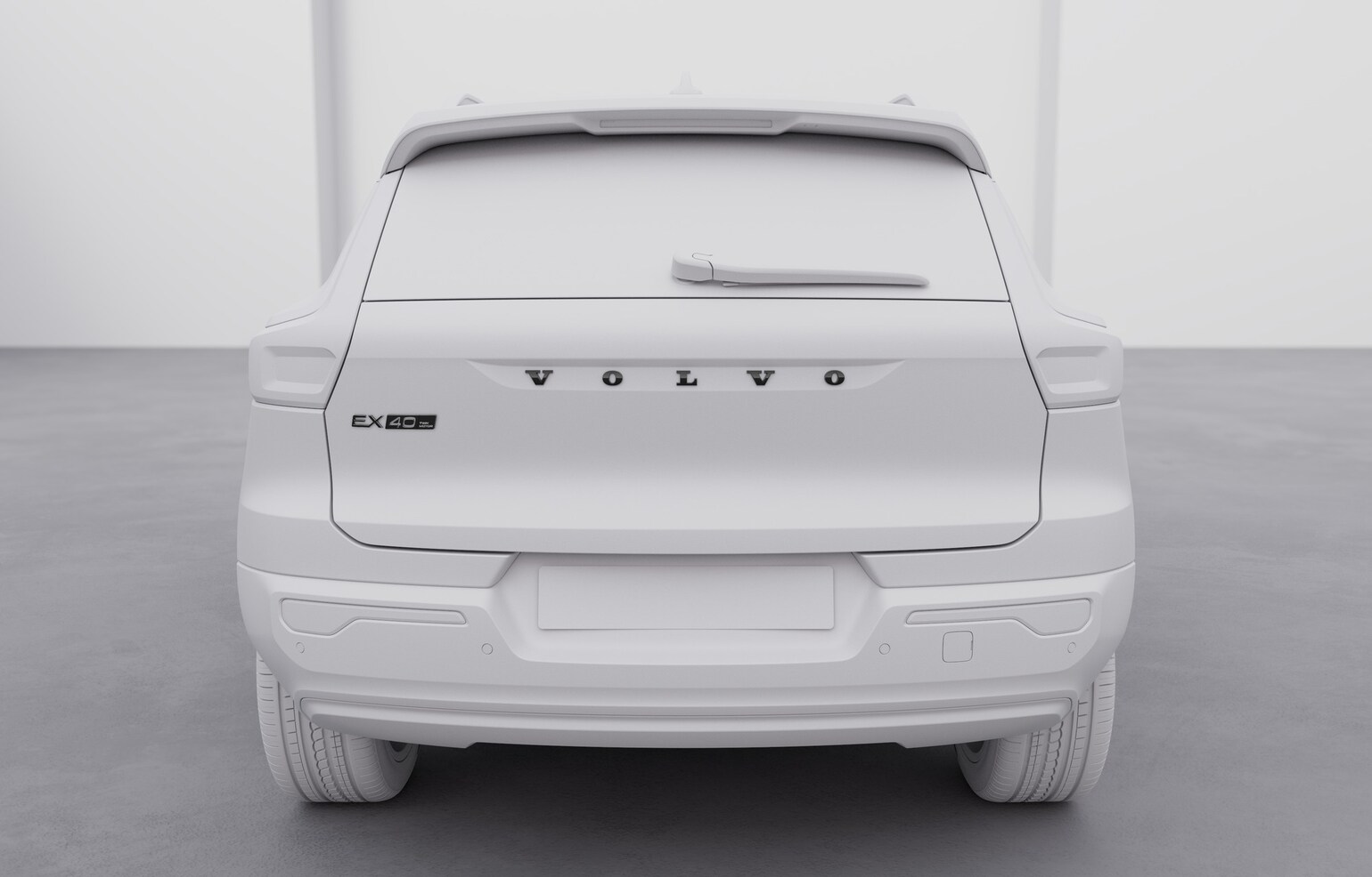 Volvo Original Svarta emblem, EX40 Twin Motor