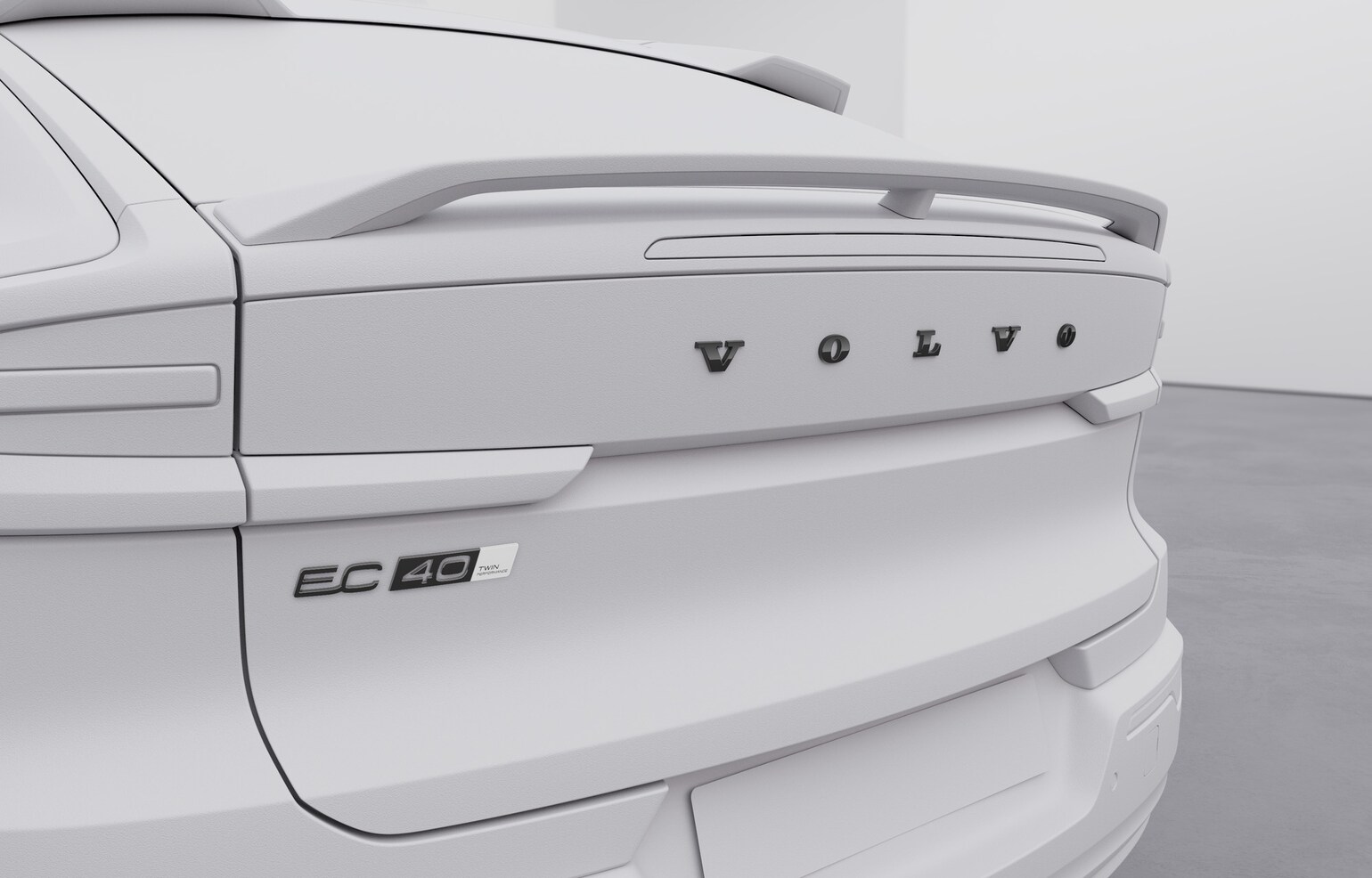 Volvo Original Svarta emblem, EC40 Twin Motor Performance