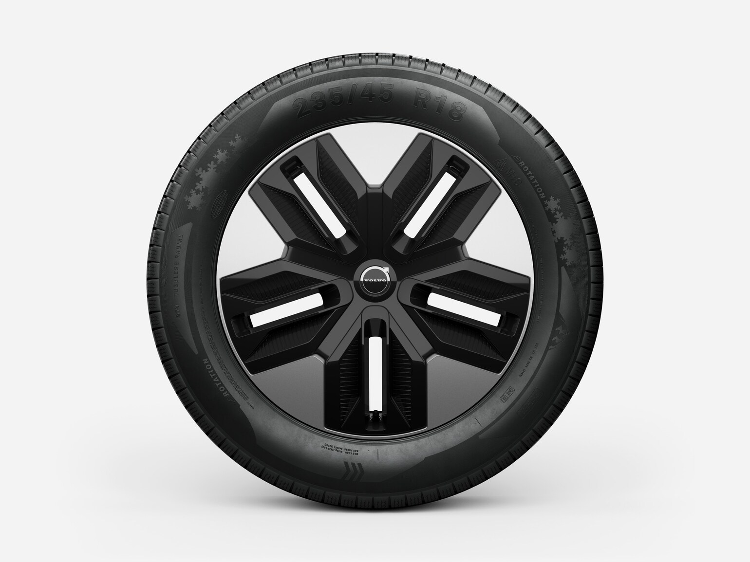 Volvo Original 18&#39;&#39; 5-spoke Aero With Wheel Cover 