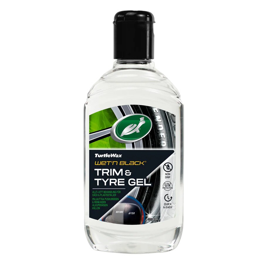 Turtle Wax Wet 'N' Black Trim & Tyre Gel