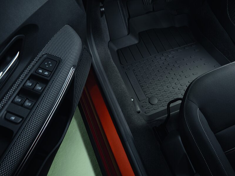 Dacia Original Kupémattsats, gummi