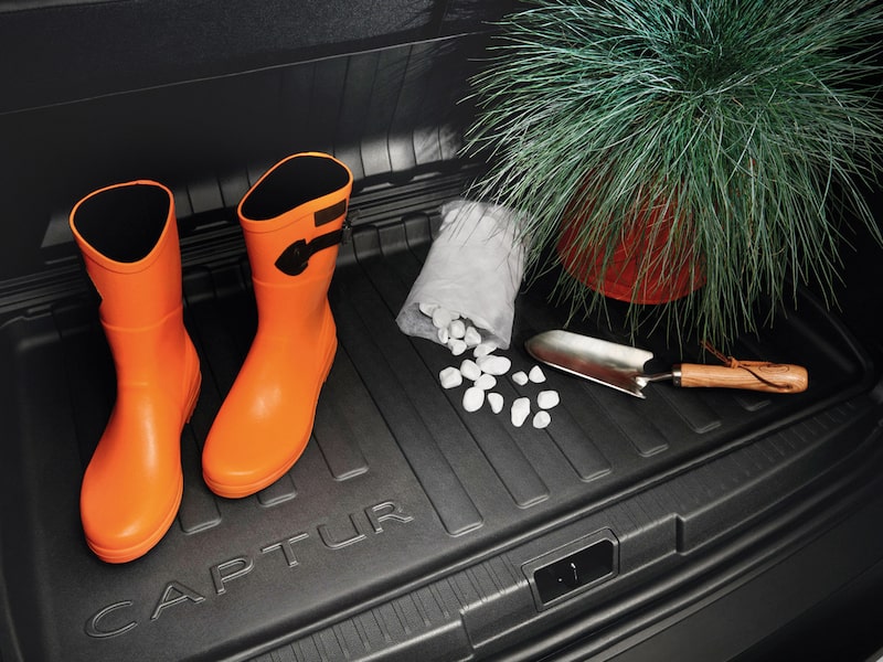 Renault Original Bagagerumsmatta, textil/gummi, vändbar