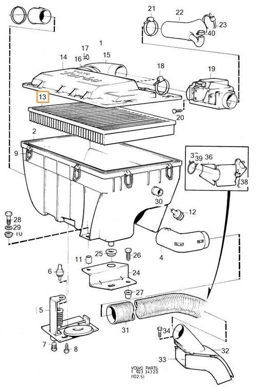 Volvo Original Luftfilter