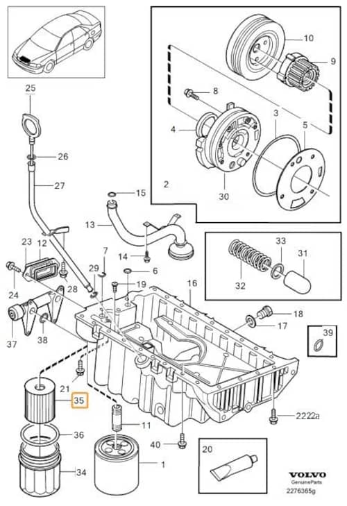 Volvo Original Oljefilter