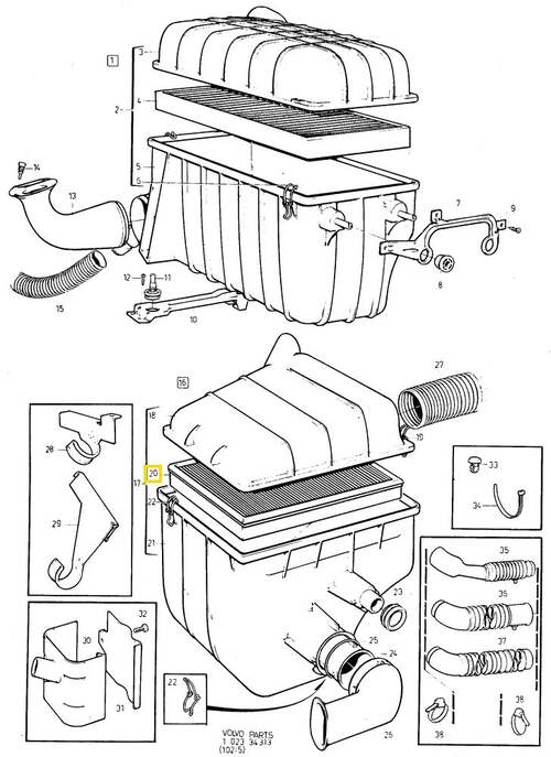 Volvo Original Luftfilter