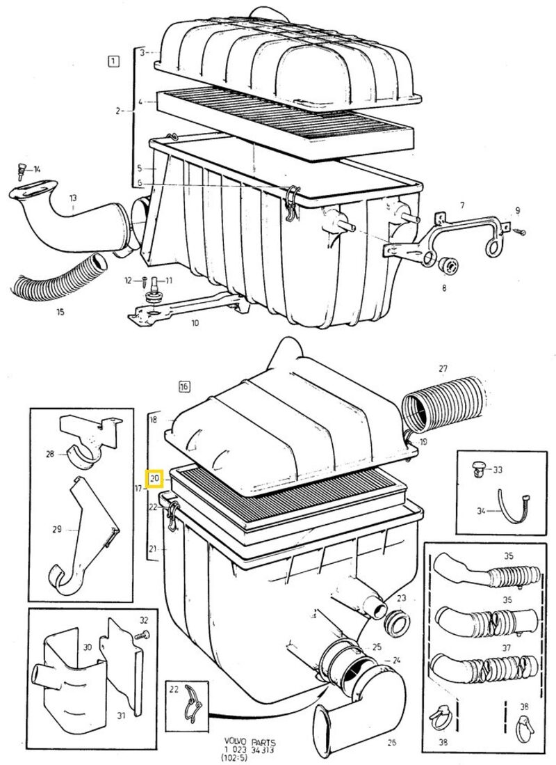Volvo Original Luftfilter