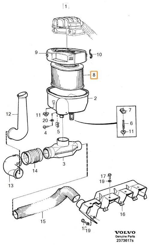 Volvo Original Luftfilter