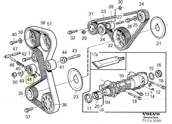 Volvo Original Spännrulle
