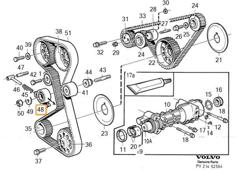 Volvo Original Spännrulle