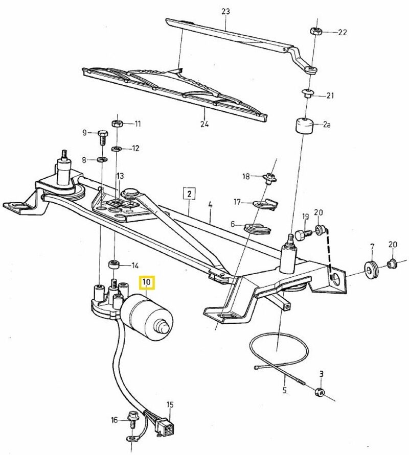 Volvo Original Torkarmotor