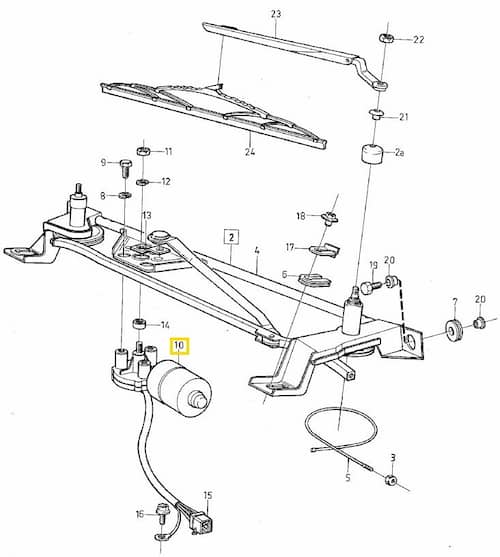 Volvo Original Torkarmotor
