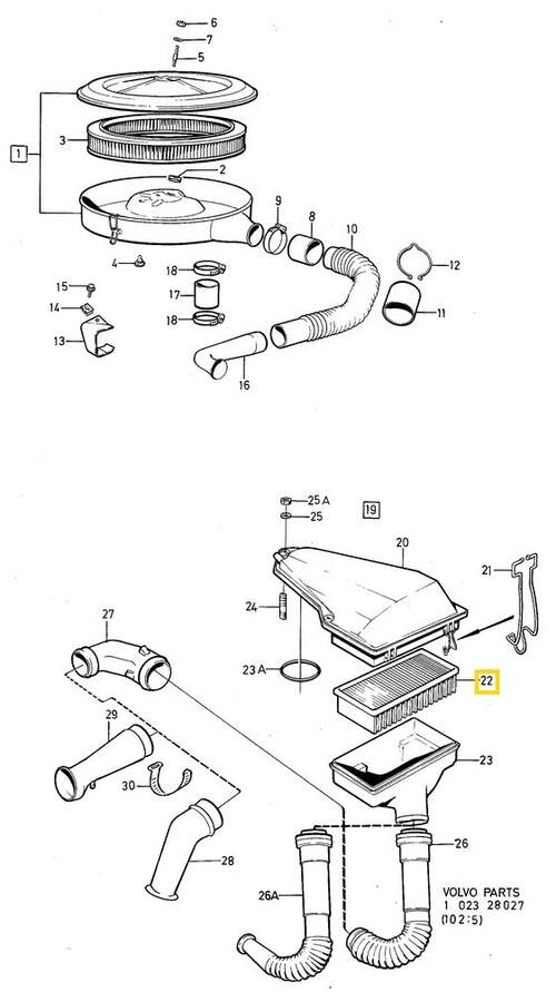 Volvo Original Luftfilter
