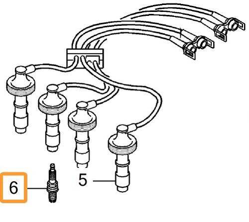 Volvo Original Tändstiftsats