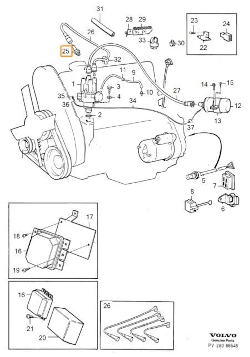Volvo Original Tändstiftsats