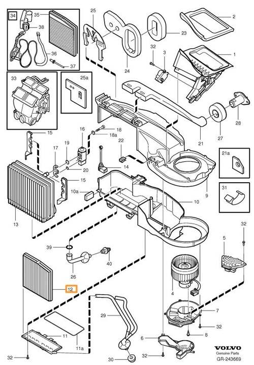 Volvo Original Kupéfilter