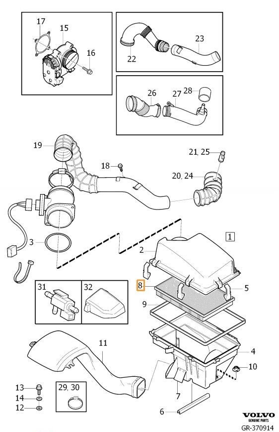 Volvo Original Luftfilter
