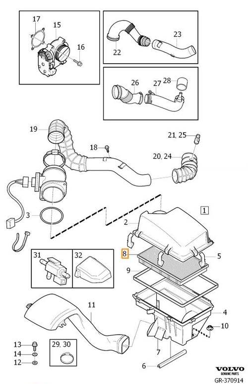 Volvo Original Luftfilter
