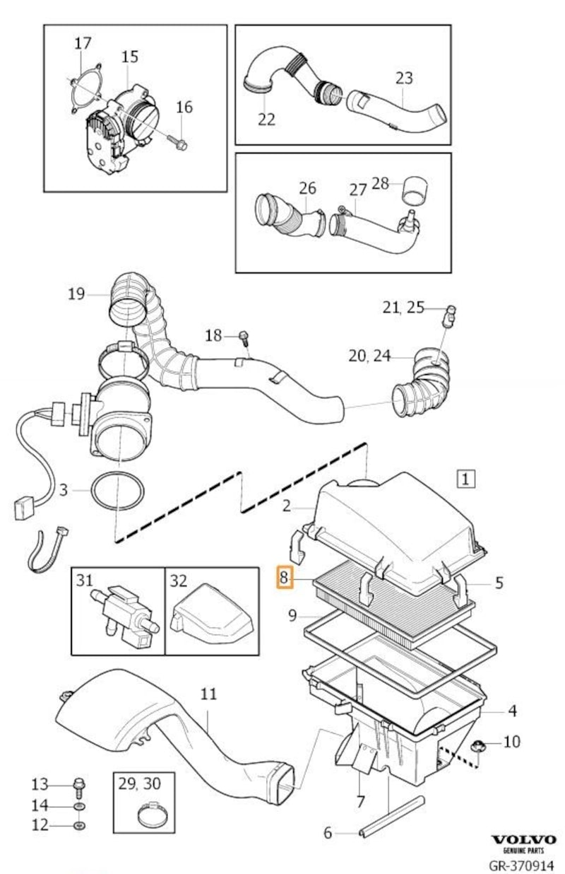 Volvo Original Luftfilter