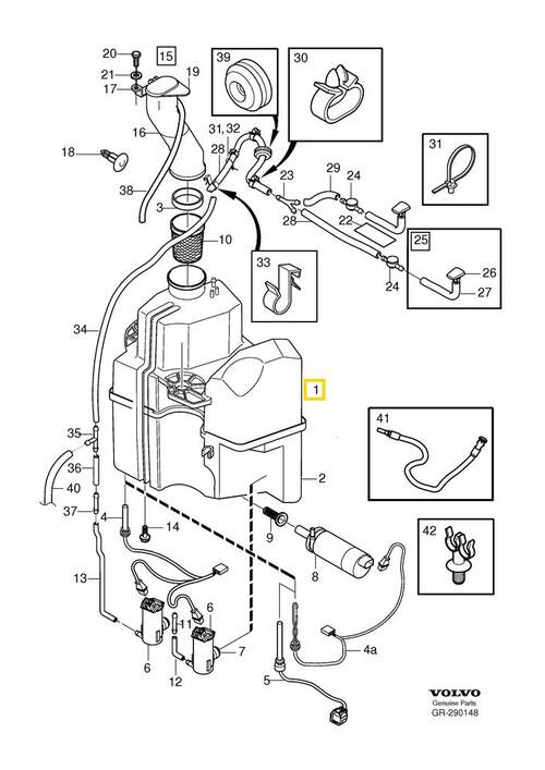 Volvo Original Vattenbehållare