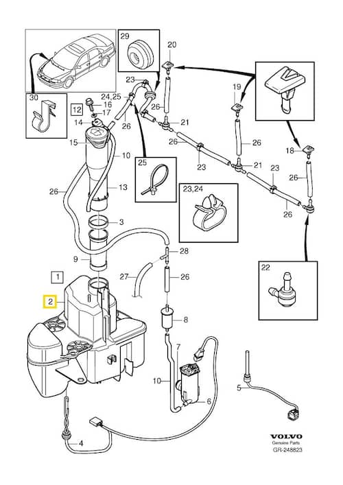 Volvo Original Vattenbehållare