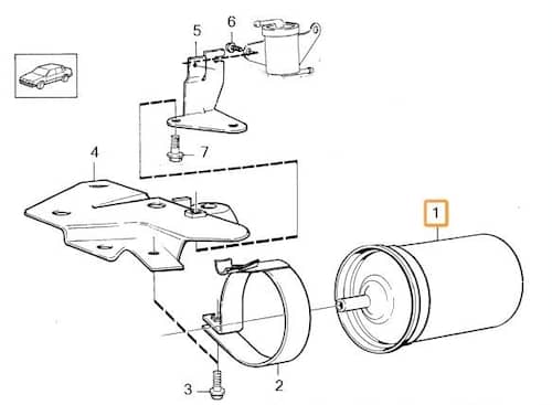 Volvo Original Bränslefilter
