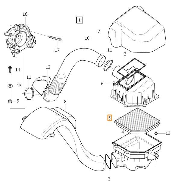 Volvo Original Luftfilter