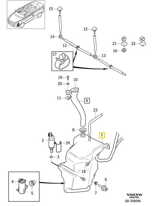 Volvo Original Vattenbehållare