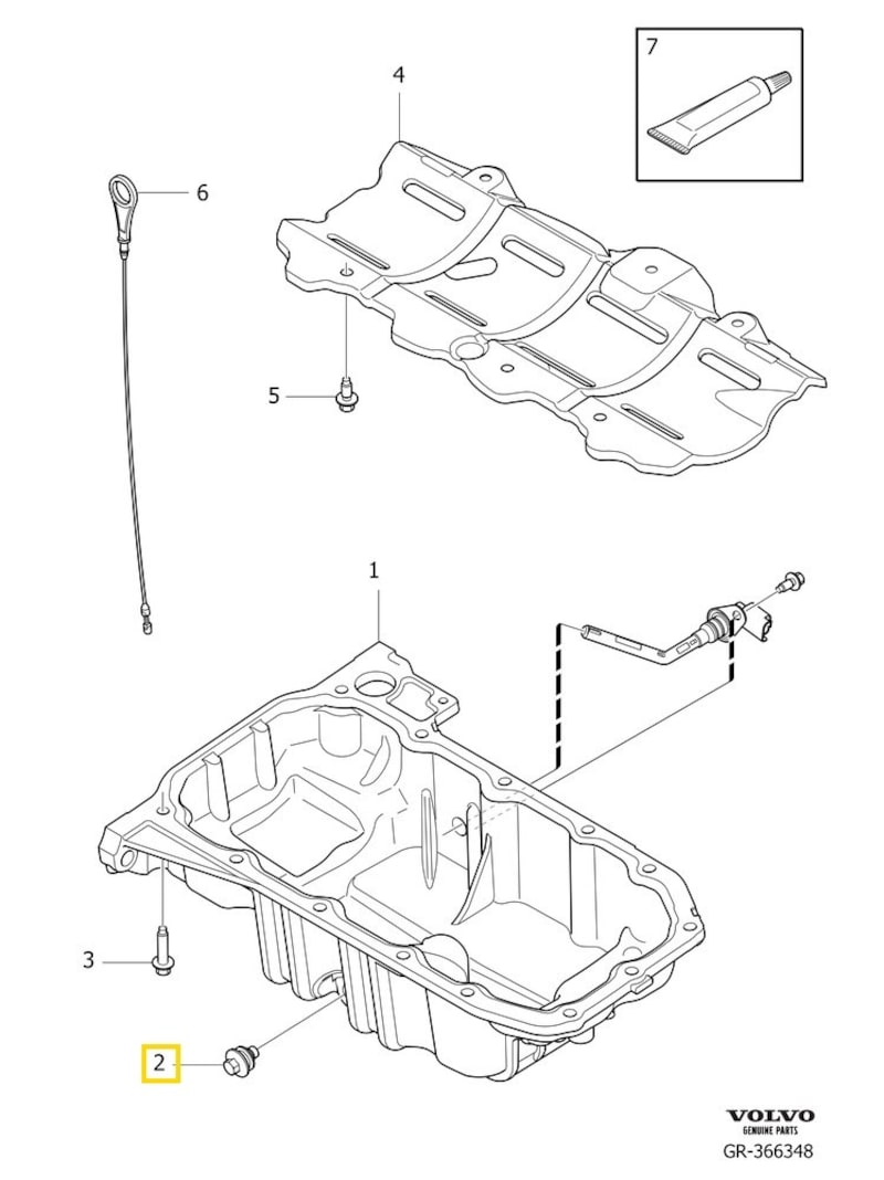 Volvo Original Oljeplugg